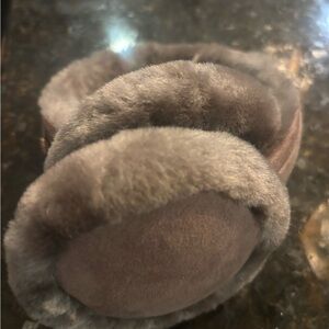 UGG Gray Shearling Earmuffs